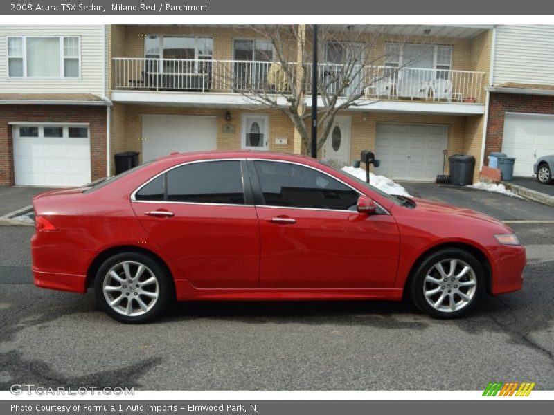 Milano Red / Parchment 2008 Acura TSX Sedan
