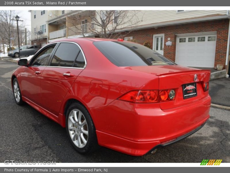 Milano Red / Parchment 2008 Acura TSX Sedan