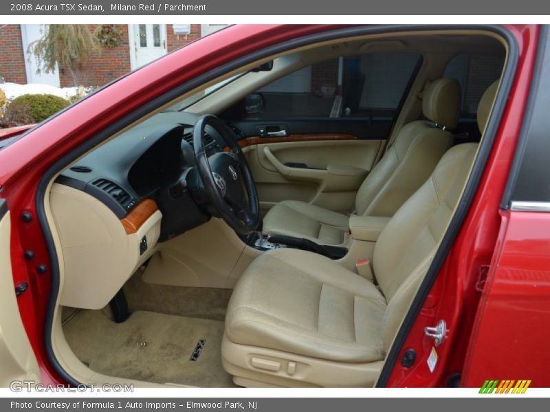 Milano Red / Parchment 2008 Acura TSX Sedan
