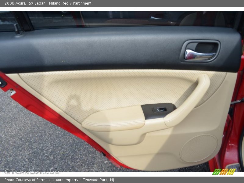 Milano Red / Parchment 2008 Acura TSX Sedan