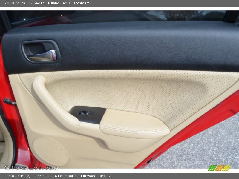 Milano Red / Parchment 2008 Acura TSX Sedan