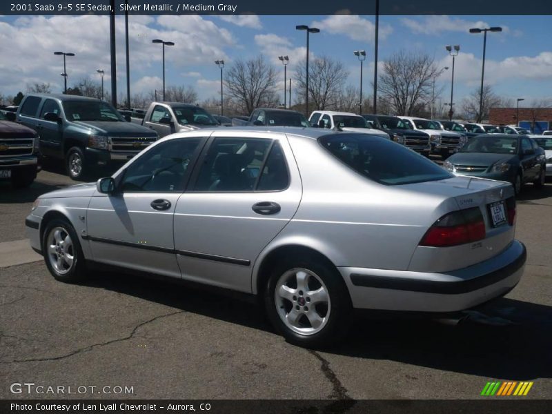 Silver Metallic / Medium Gray 2001 Saab 9-5 SE Sedan