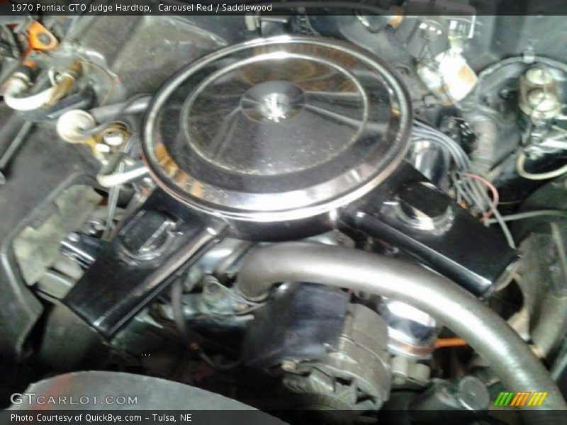 Carousel Red / Saddlewood 1970 Pontiac GTO Judge Hardtop