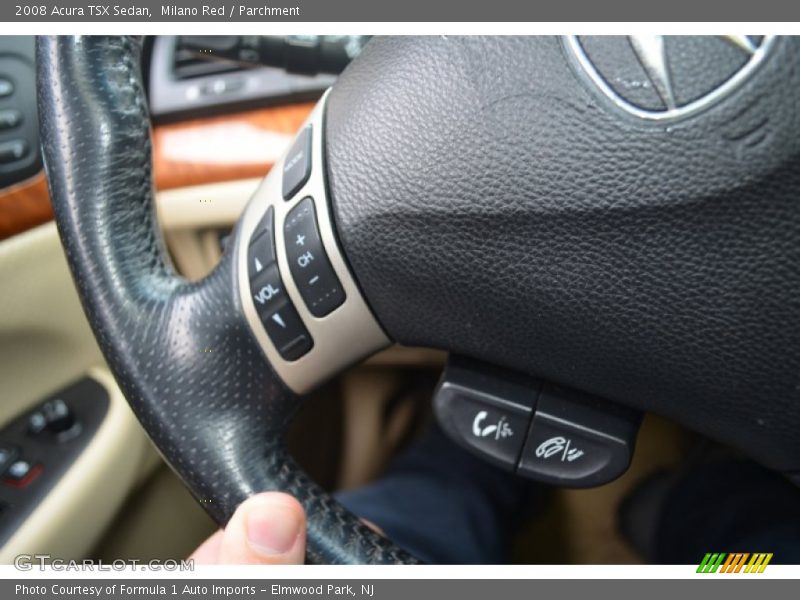 Milano Red / Parchment 2008 Acura TSX Sedan