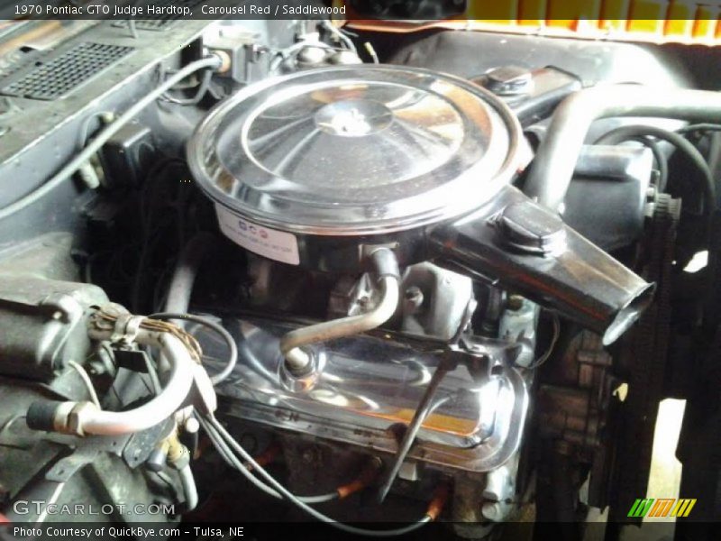 Carousel Red / Saddlewood 1970 Pontiac GTO Judge Hardtop