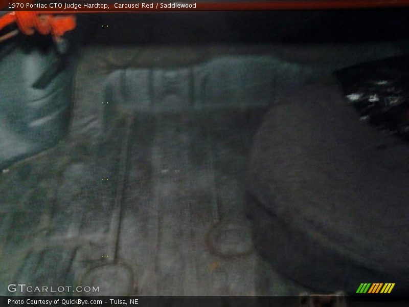 Carousel Red / Saddlewood 1970 Pontiac GTO Judge Hardtop