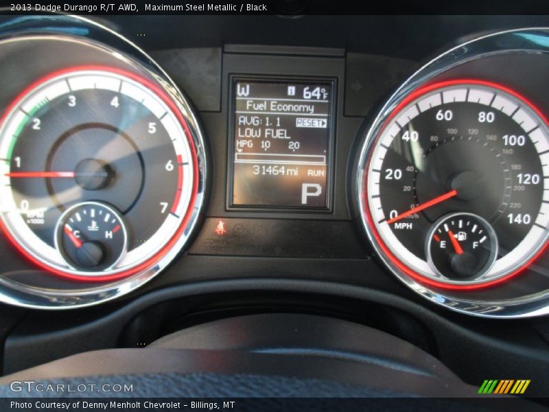 Maximum Steel Metallic / Black 2013 Dodge Durango R/T AWD