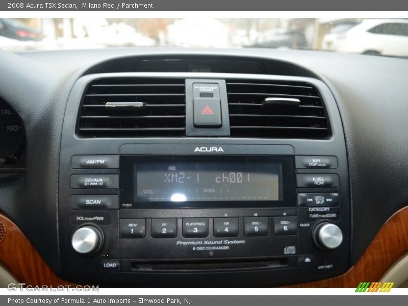 Controls of 2008 TSX Sedan
