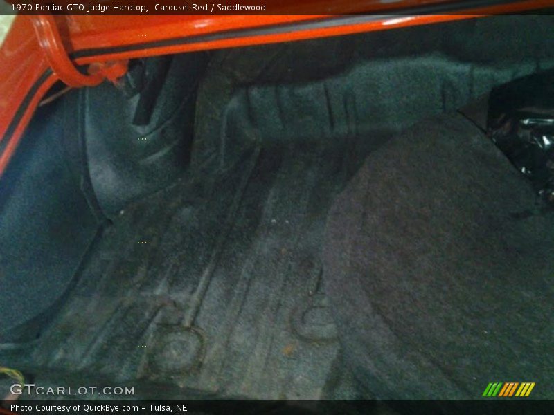 Carousel Red / Saddlewood 1970 Pontiac GTO Judge Hardtop