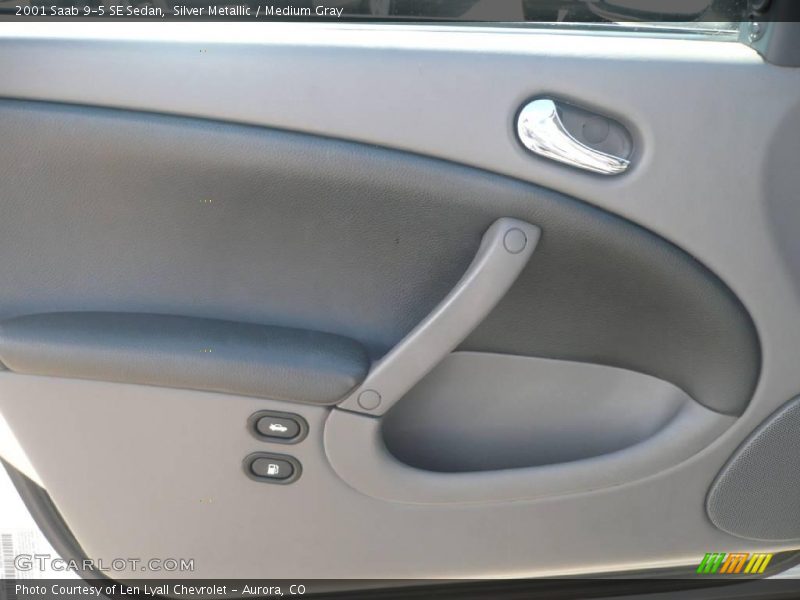 Silver Metallic / Medium Gray 2001 Saab 9-5 SE Sedan
