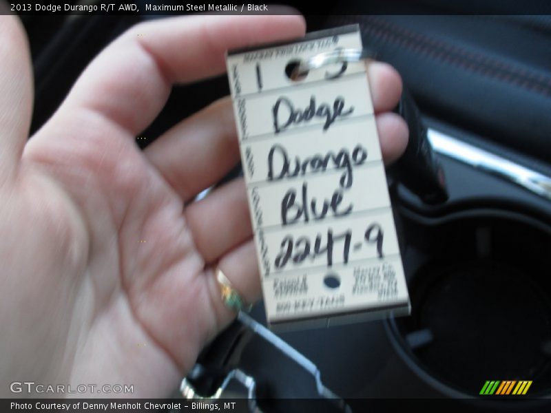 Maximum Steel Metallic / Black 2013 Dodge Durango R/T AWD
