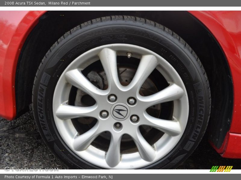 Milano Red / Parchment 2008 Acura TSX Sedan