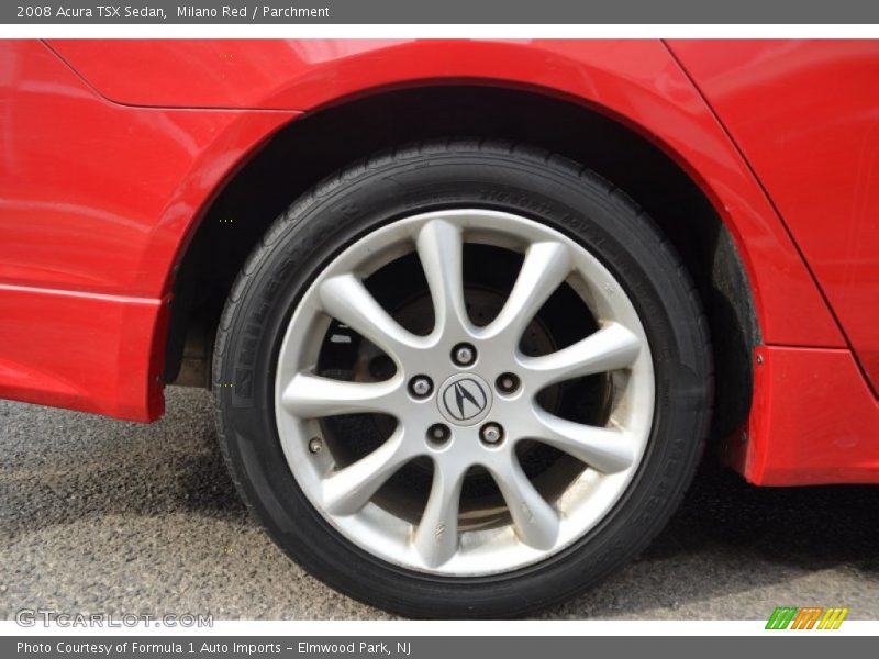Milano Red / Parchment 2008 Acura TSX Sedan
