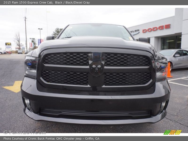 Black / Black/Diesel Gray 2015 Ram 1500 Express Crew Cab