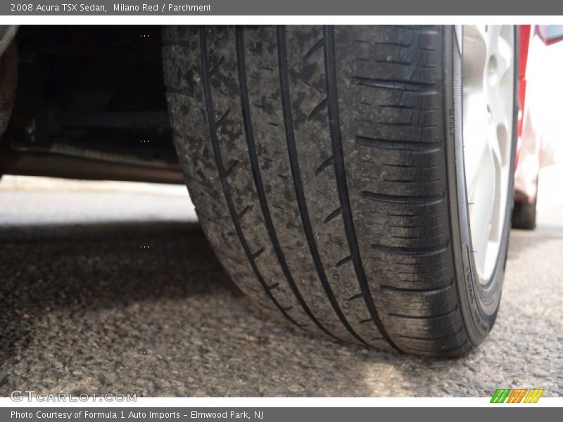 Milano Red / Parchment 2008 Acura TSX Sedan