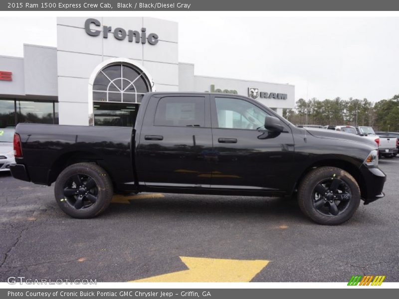 Black / Black/Diesel Gray 2015 Ram 1500 Express Crew Cab