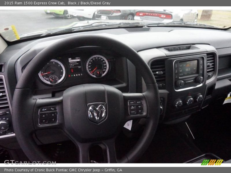 Black / Black/Diesel Gray 2015 Ram 1500 Express Crew Cab