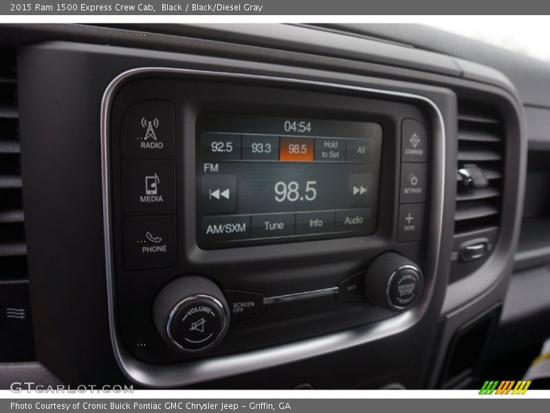 Black / Black/Diesel Gray 2015 Ram 1500 Express Crew Cab