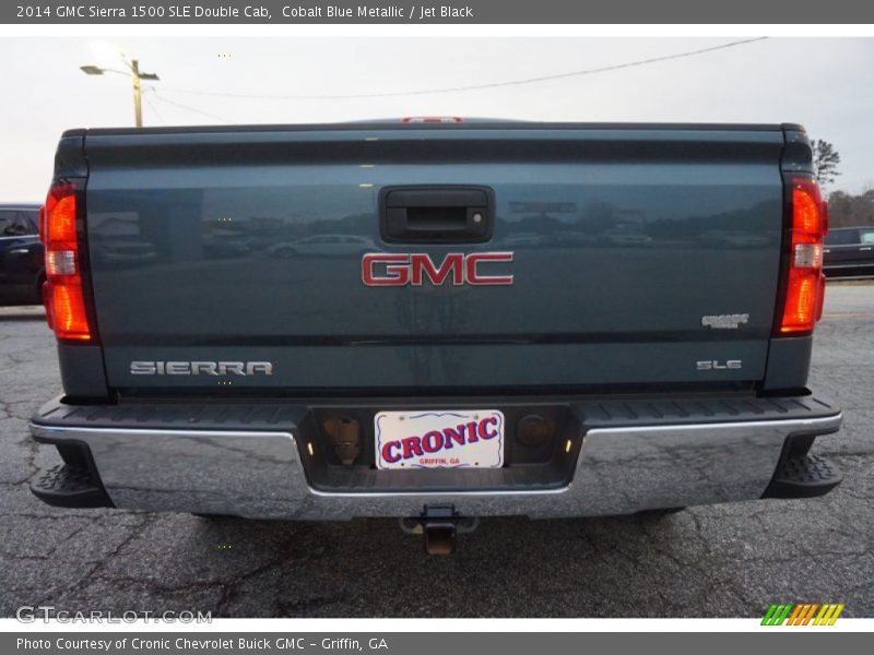 Cobalt Blue Metallic / Jet Black 2014 GMC Sierra 1500 SLE Double Cab