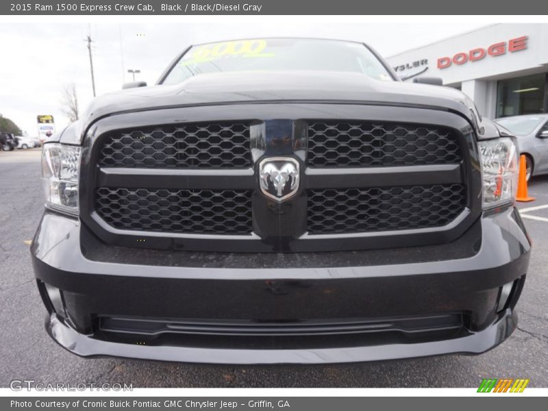 Black / Black/Diesel Gray 2015 Ram 1500 Express Crew Cab