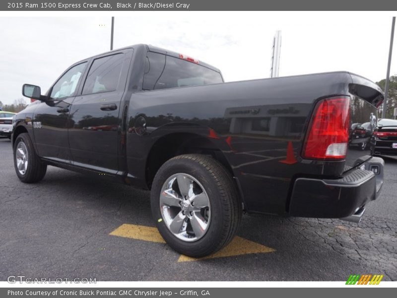 Black / Black/Diesel Gray 2015 Ram 1500 Express Crew Cab