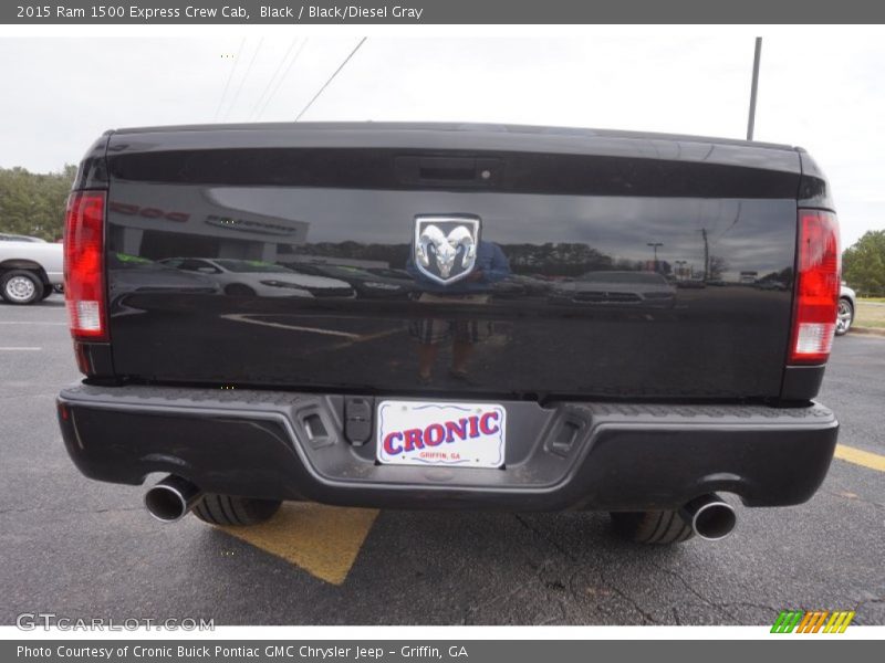Black / Black/Diesel Gray 2015 Ram 1500 Express Crew Cab