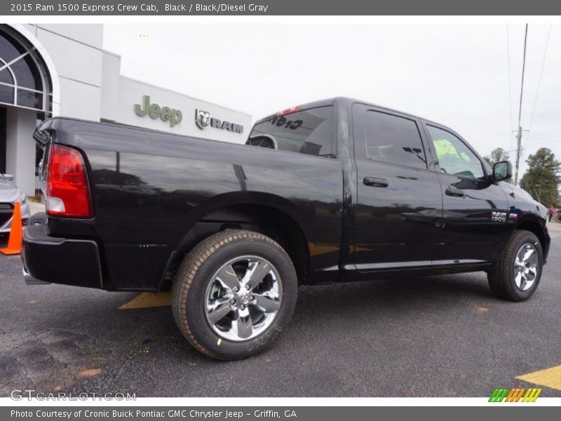 Black / Black/Diesel Gray 2015 Ram 1500 Express Crew Cab
