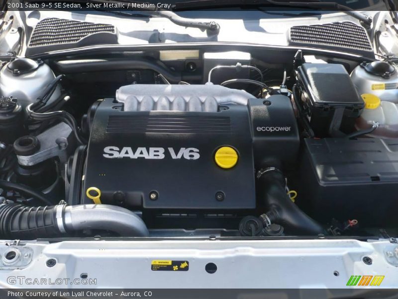 Silver Metallic / Medium Gray 2001 Saab 9-5 SE Sedan