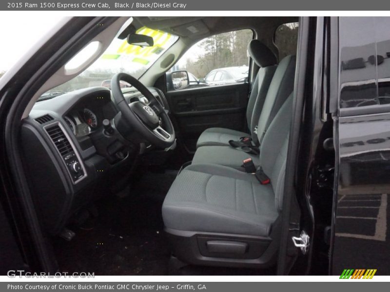 Black / Black/Diesel Gray 2015 Ram 1500 Express Crew Cab