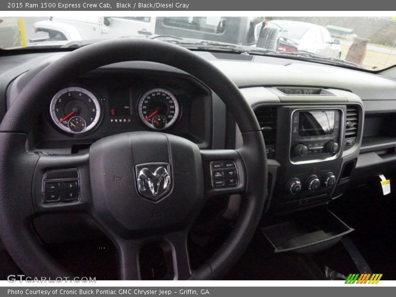 Black / Black/Diesel Gray 2015 Ram 1500 Express Crew Cab
