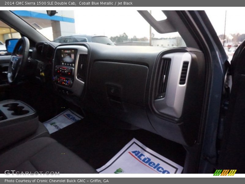 Cobalt Blue Metallic / Jet Black 2014 GMC Sierra 1500 SLE Double Cab