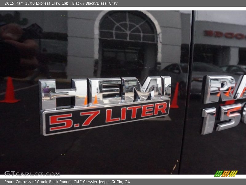 Black / Black/Diesel Gray 2015 Ram 1500 Express Crew Cab