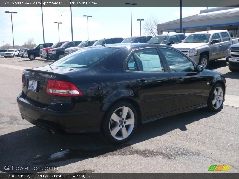 Black / Slate Gray 2006 Saab 9-3 Aero Sport Sedan