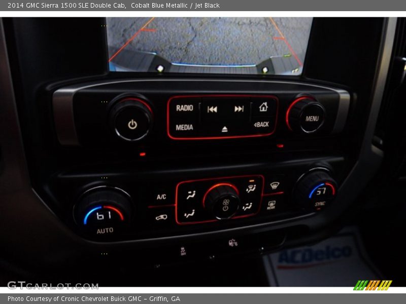 Cobalt Blue Metallic / Jet Black 2014 GMC Sierra 1500 SLE Double Cab