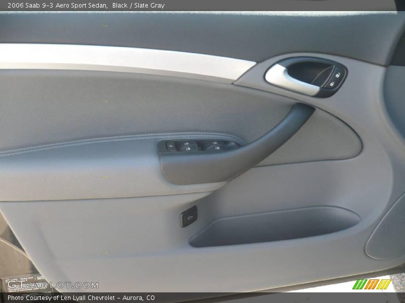 Black / Slate Gray 2006 Saab 9-3 Aero Sport Sedan