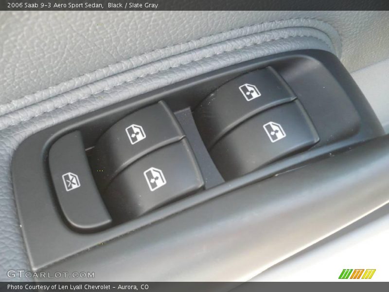 Black / Slate Gray 2006 Saab 9-3 Aero Sport Sedan
