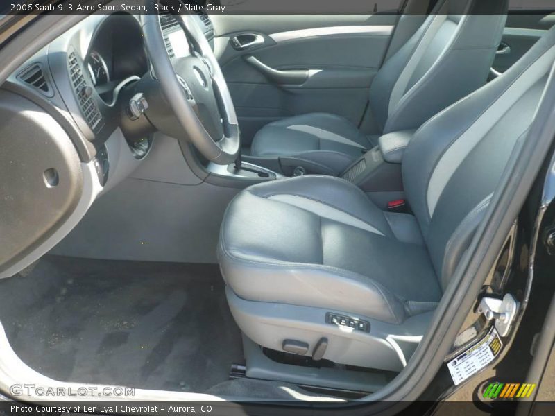 Black / Slate Gray 2006 Saab 9-3 Aero Sport Sedan