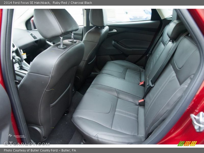 Rear Seat of 2014 Focus SE Hatchback