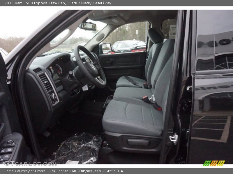 Black / Black/Diesel Gray 2015 Ram 1500 Express Crew Cab