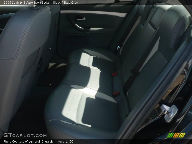 Black / Slate Gray 2006 Saab 9-3 Aero Sport Sedan