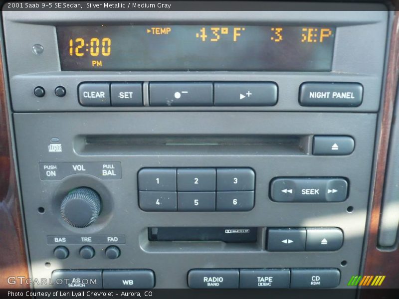 Silver Metallic / Medium Gray 2001 Saab 9-5 SE Sedan