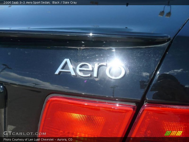 Black / Slate Gray 2006 Saab 9-3 Aero Sport Sedan