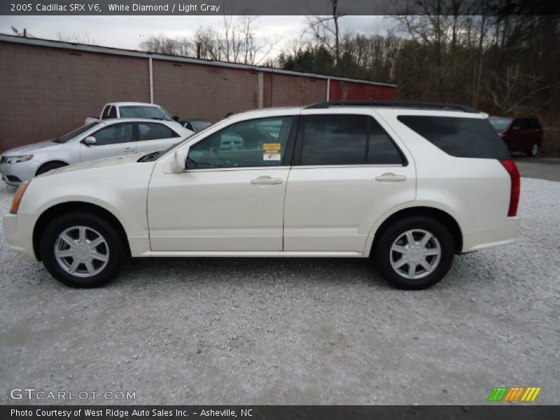 White Diamond / Light Gray 2005 Cadillac SRX V6