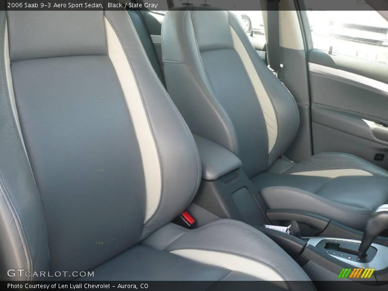 Black / Slate Gray 2006 Saab 9-3 Aero Sport Sedan