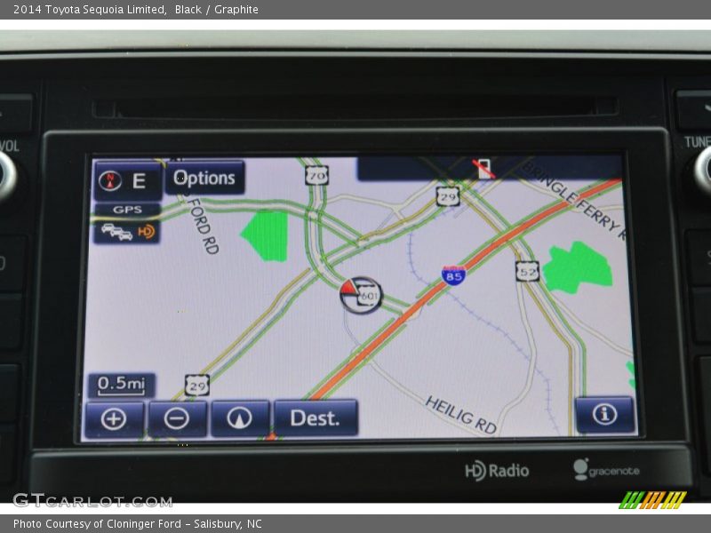 Navigation of 2014 Sequoia Limited