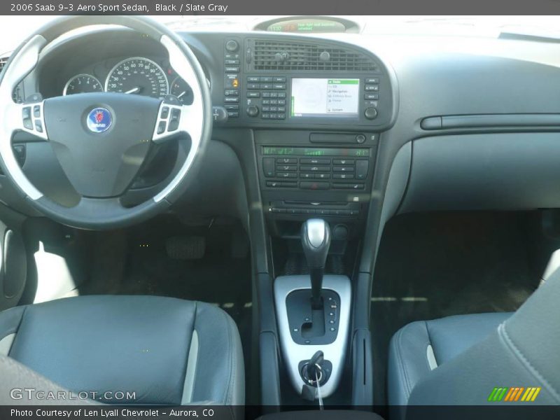 Black / Slate Gray 2006 Saab 9-3 Aero Sport Sedan