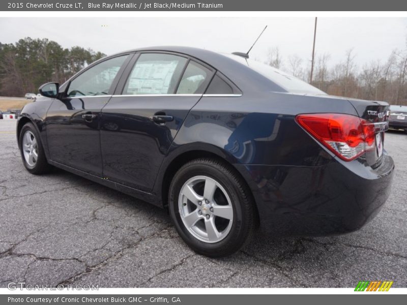 Blue Ray Metallic / Jet Black/Medium Titanium 2015 Chevrolet Cruze LT