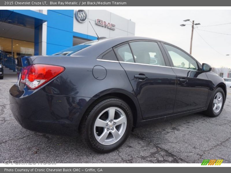 Blue Ray Metallic / Jet Black/Medium Titanium 2015 Chevrolet Cruze LT