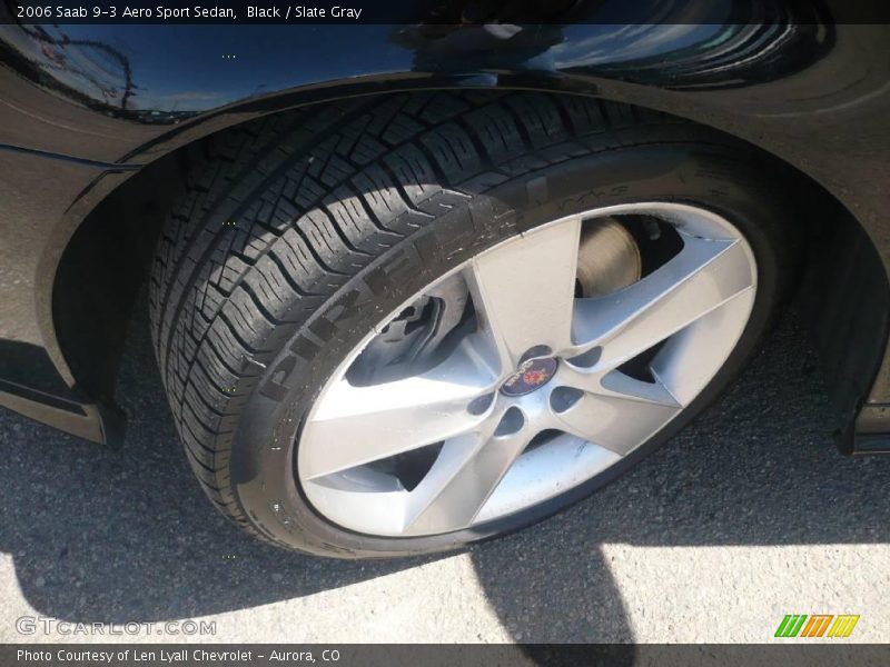 Black / Slate Gray 2006 Saab 9-3 Aero Sport Sedan