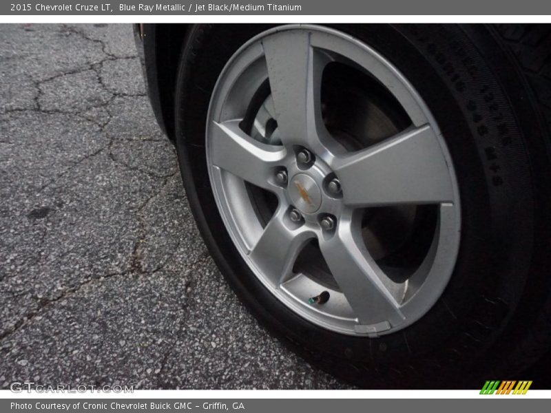 Blue Ray Metallic / Jet Black/Medium Titanium 2015 Chevrolet Cruze LT